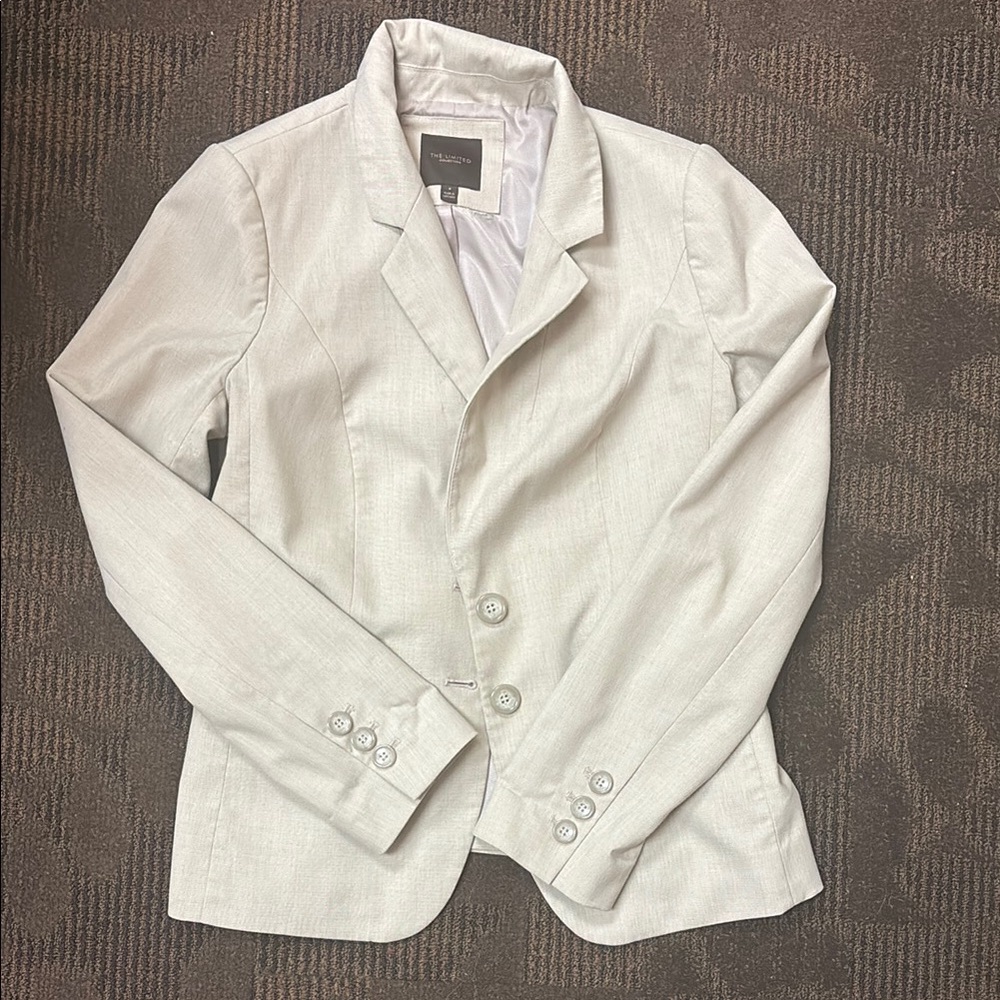 The Limited Cream Blazer for Women
